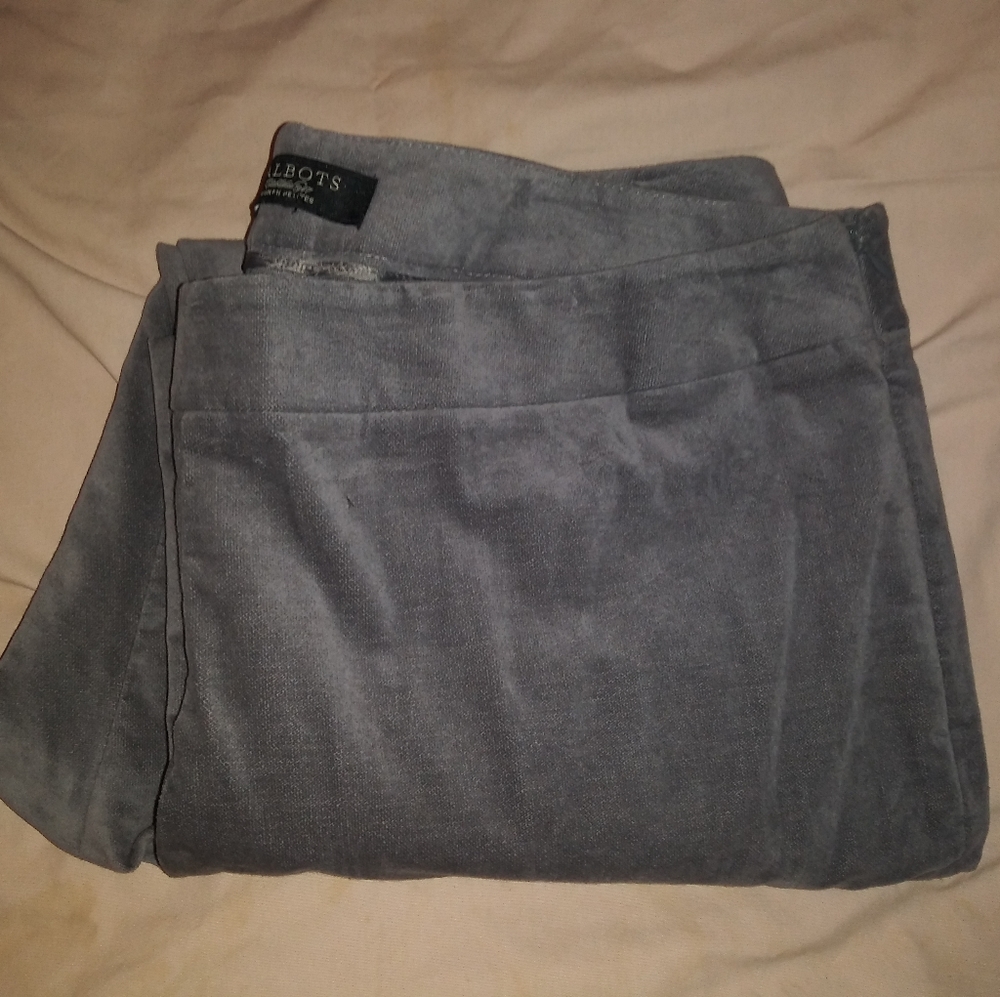 Talbots Gray Ankle Pants